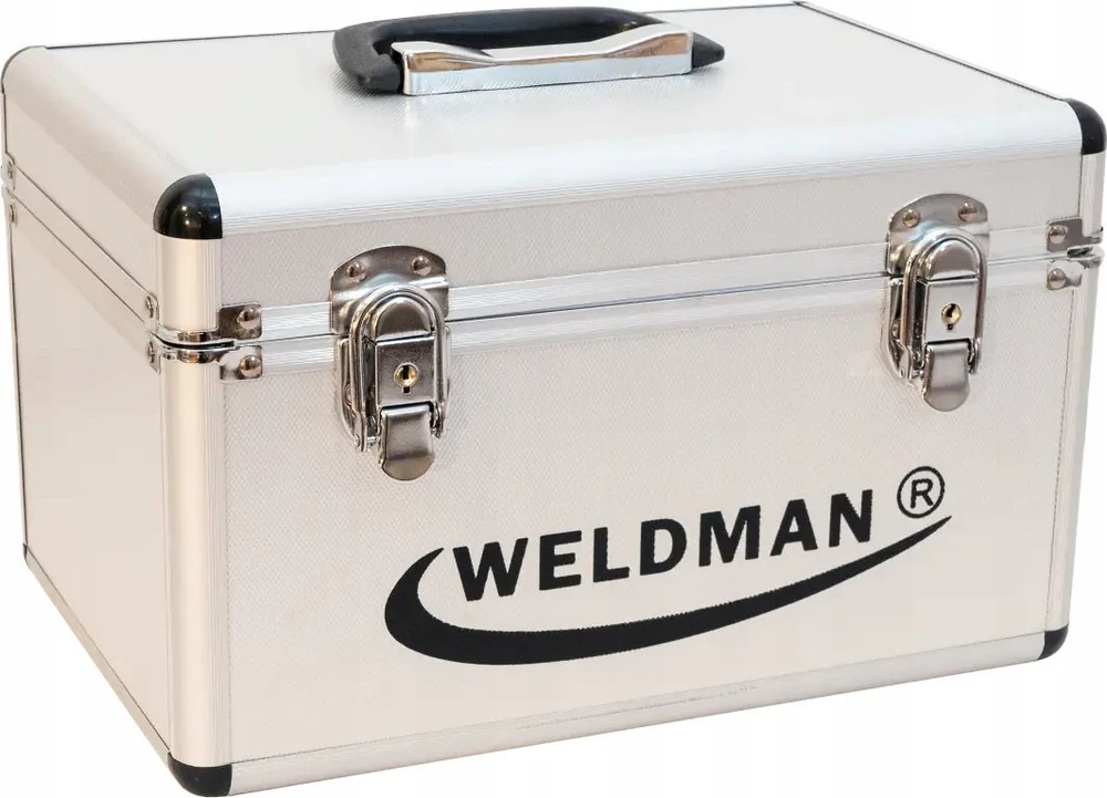 WELDMAN SPAWARKA INVERTER ARC-160 MINI SYNERGIA / WALIZKA aliumininės
