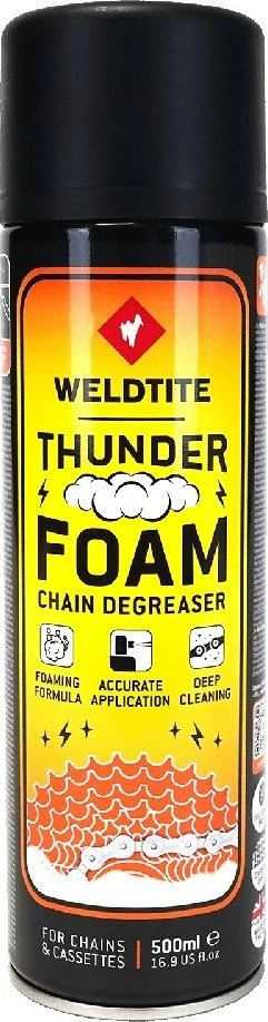 WELDTITE Thunder Foam aerozolinis dviračių grandinės nuriebalintojas 500ml