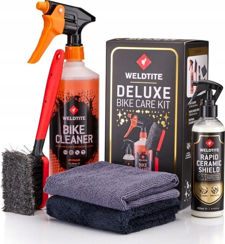 WELDTITE Deluxe dviračių priežiūros priemonių rinkinys