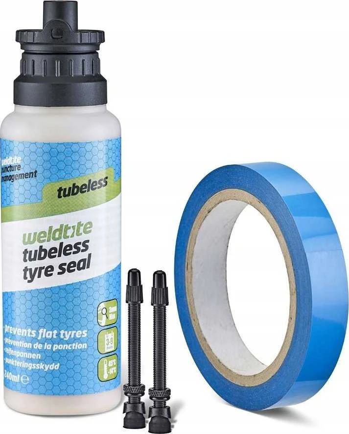 Weldtite WELDTITE ESSENTAIL TUBELESS CONVERSION SYSTEM ROAD rinkinys (NAUJAS)