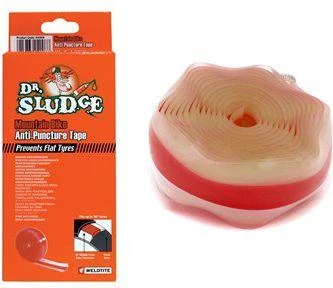 Weldtite DR SLUDGE ANTI PUNKTURE TAPE MTB 26 "35mm raudona (WLD-4008)