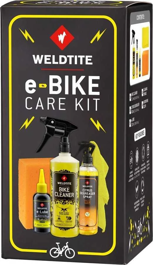 WELDTITE e-Bike dviračių priežiūros priemonių rinkinys
