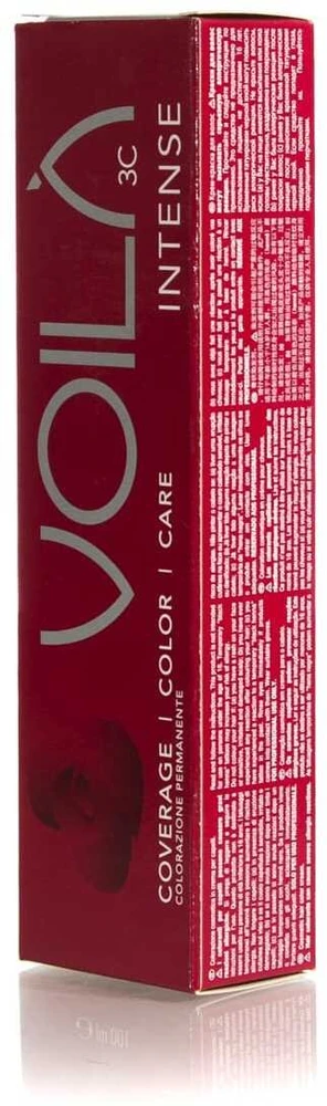 Intercosmo Voila 3C Intense Permanent Hair Dye 7.45 Intense Copper Mahogany Skirtas šviesiems plaukams, 60 ml