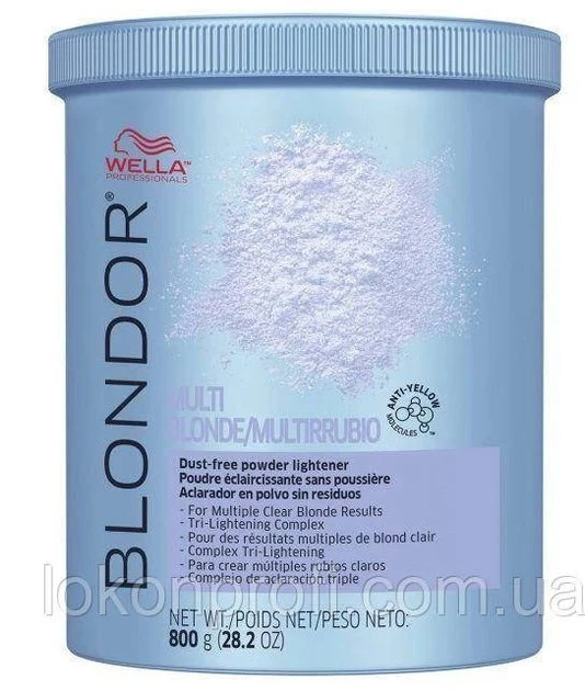 Wella Professionals Blondor Multi Skirtas šviesiems plaukams plaukų šviesinimo milteliai, 800g