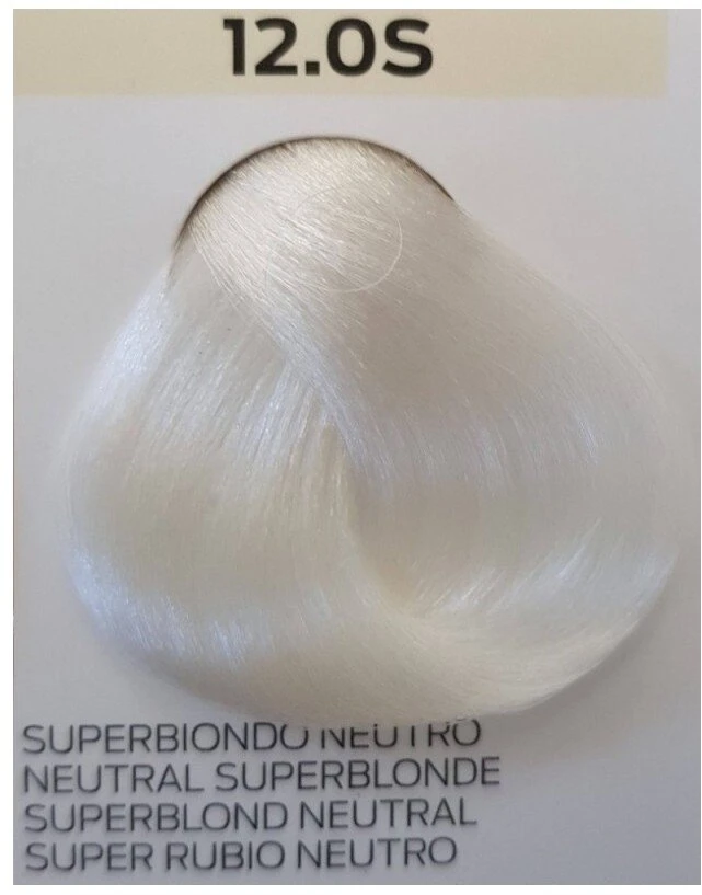 Intercosmo Voila 3C Intense Permanent Hair Dye SL 12.OS Neutral Superblonde, 60 ml