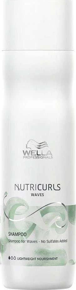 Šampūnas garbanotiems plaukams Wella Nutricurls Waves Šampūnas 250ml