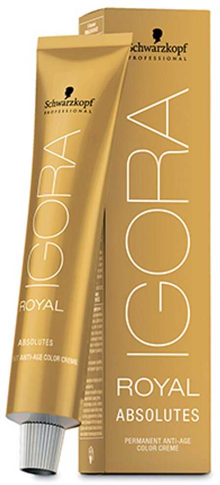 Schwarzkopf Professional Igora Royal Permanent Hair Dye plaukų dažai, atspalvis: 6-580 Golden Raudona Chestnut, 60 ml