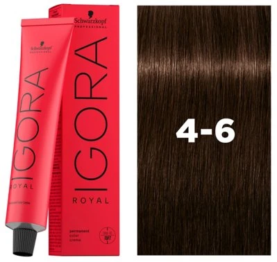 Wella Professionals Schwarzkopf Professional, Igora Royal, Permanent Hair Dye, 4-6 Chocolate Medium Brown, 60 ml For Women