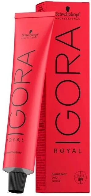 Wella Professionals Schwarzkopf Profesionalūs, Igora Royal, Nuolatiniai plaukų dažai, 6-77 Tamsus Varis skirta šviesiems plaukams, 60 ml Moterims