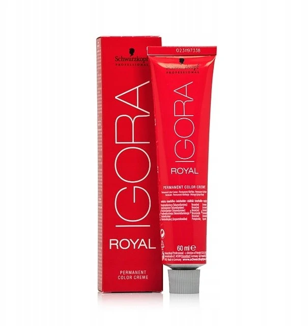 Wella Professionals Schwarzkopf Professional, Igora Royal, Permanent Hair Dye, 4-0 Natural Medium Brown, 60 ml For Women