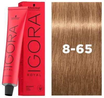 Wella Professionals Schwarzkopf Professional, Igora Royal, Permanent Hair Dye, 8-65 , 60 ml For Women
