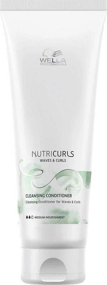 Wella Nutricurls Waves & Curls valomasis kondicionierius garbanotiems ir banguotiems plaukams 250ml