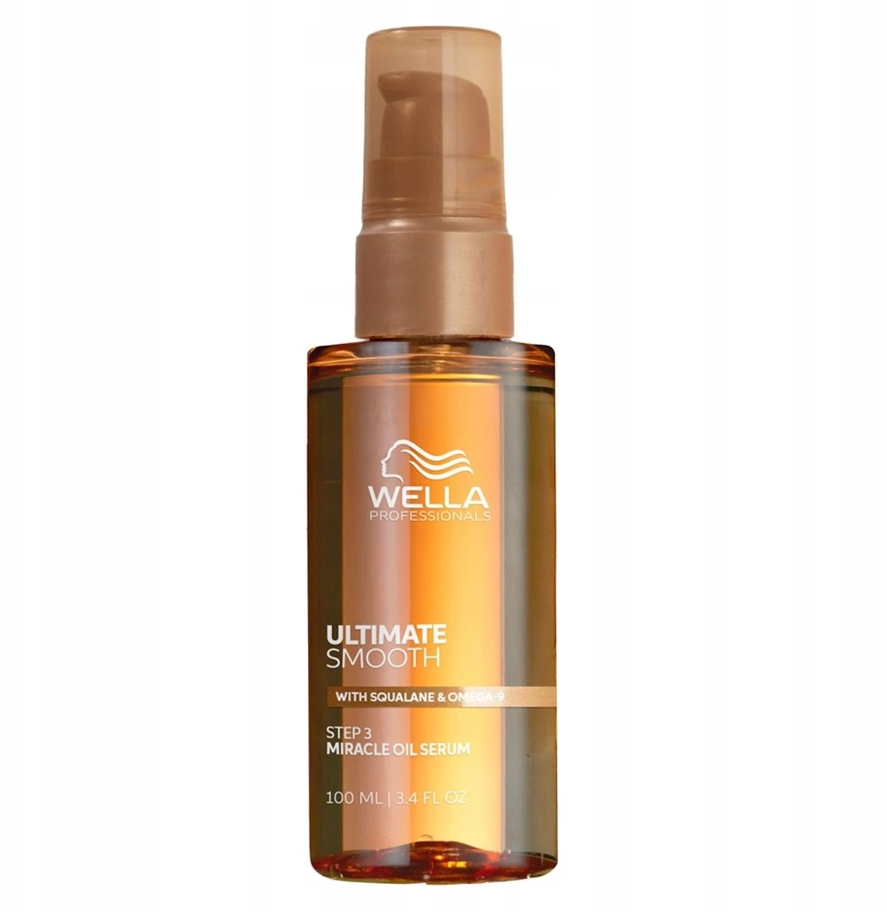Wella Professionals Ultimate Smooth Miracle Oil Serum Aliejinis serumas skvalanu ir omega-9, 100 ml