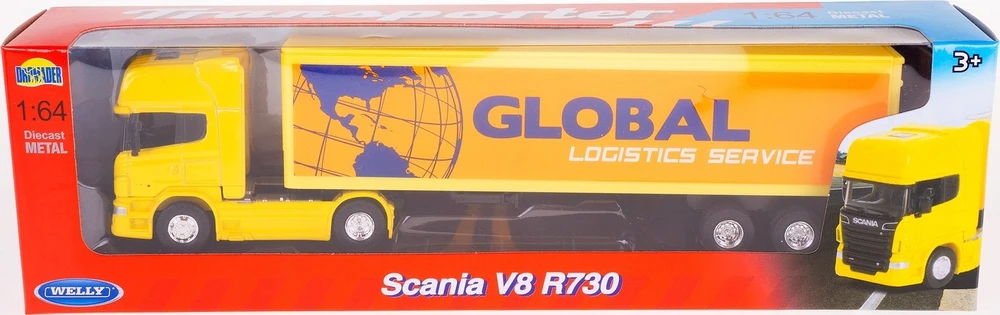 WELLY 1:64 truck Volvo 58018 80186