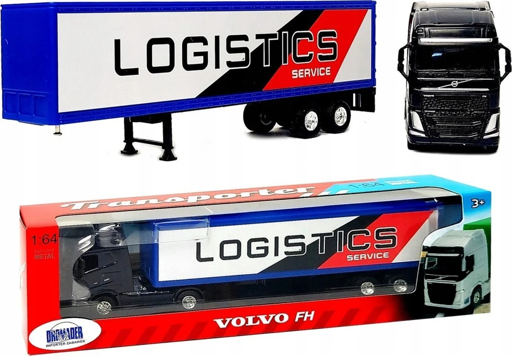 WELLY 1:64 truck Volvo 58018 80186