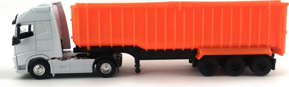 *WELLY AUTO metal, 1:64 VOLVO FH, sunkvežimis oranžinis
