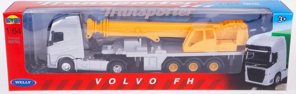 WELLY 1:64 sunkvežimis Volvo FH traktorius 58055 80551