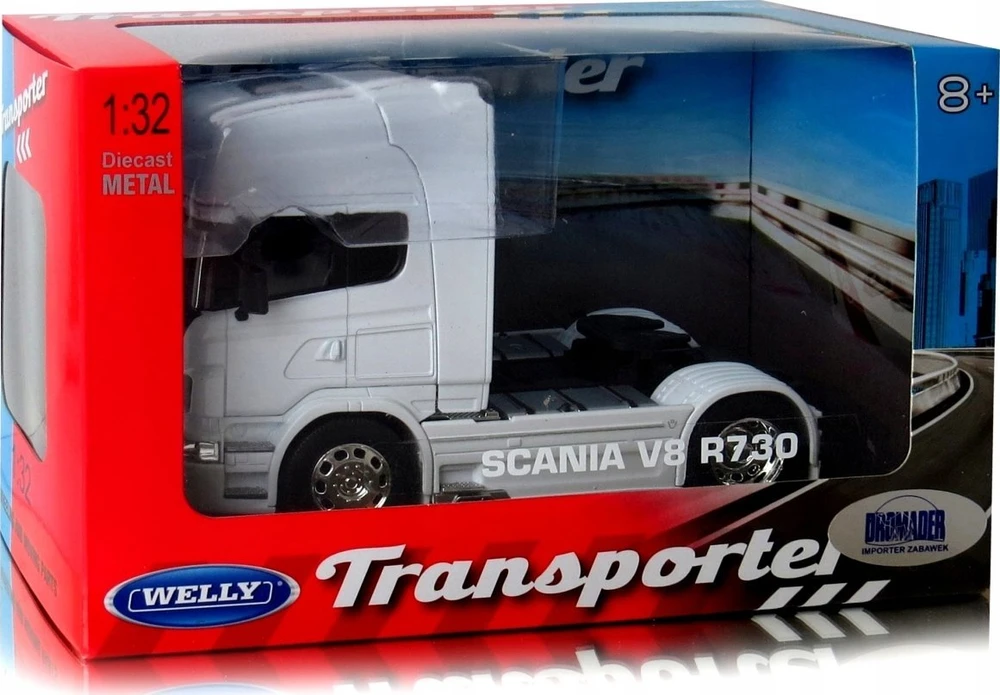Welly Scania R730 V8 (4x2) (balta) – GXP-577140