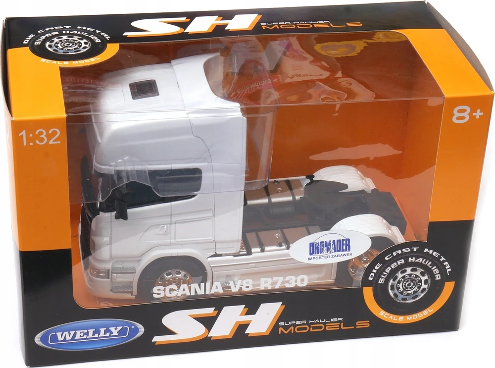 Welly Scania R730 V8 (4x2) (balta) – GXP-577140