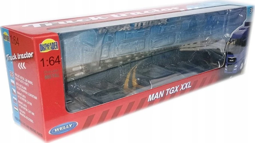WELLY 1:64 sunkvežimis MAN TGX su drewnem 68013 58034