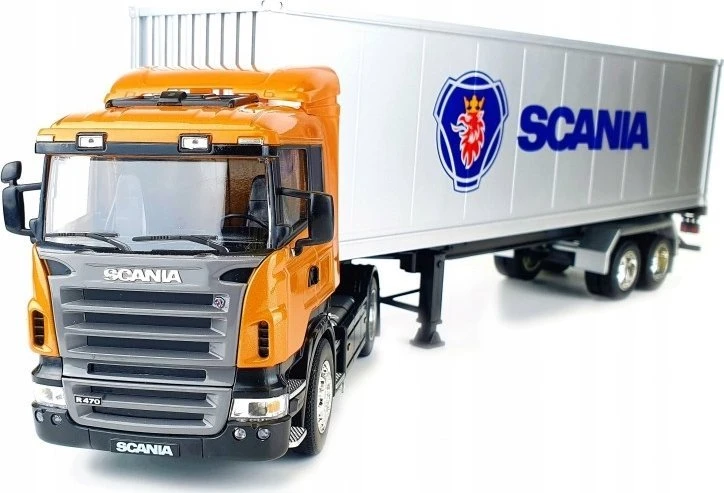 WELLY 1:32 sunkvežimis su priekaba Scania 12470 12626.