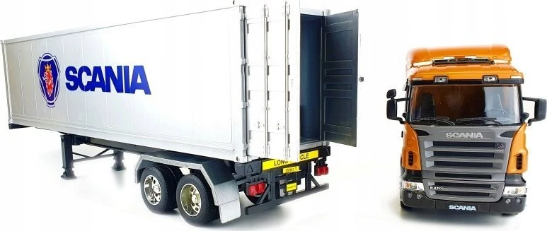 WELLY 1:32 sunkvežimis su priekaba Scania 12470 12626.