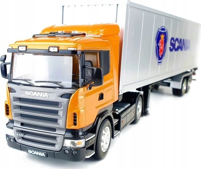WELLY 1:32 sunkvežimis su priekaba Scania 12470 12626.