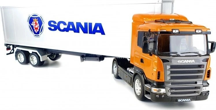 WELLY 1:32 sunkvežimis su priekaba Scania 12470 12626.