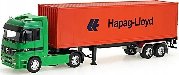 WELLY 1:32 sunkvežimis su priekaba M.Benz K.Line 12281