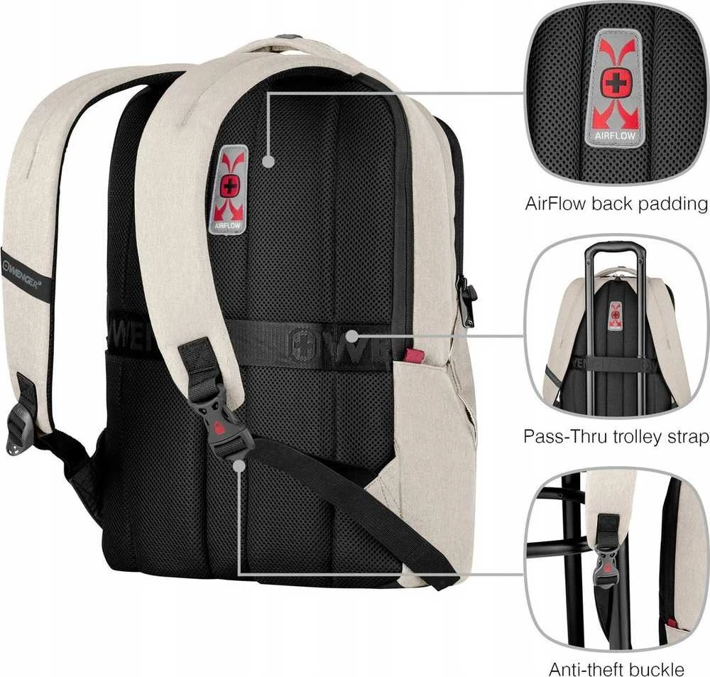 WNG Wenger MX Pro Backpack 16” Sand