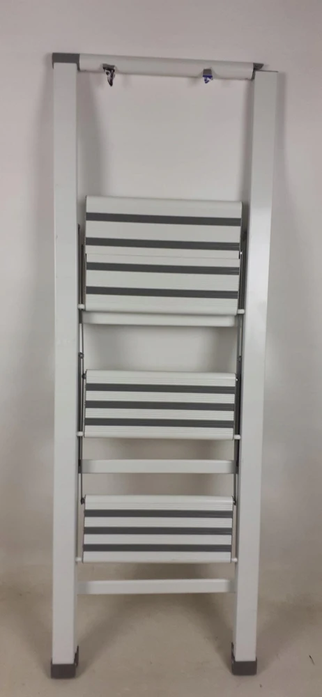 Aliuminio ladder, 3-stage - baltas, WENKO