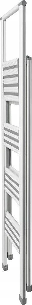 Aliuminio ladder, 4-step - baltas, WENKO