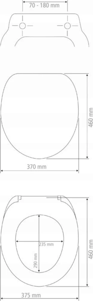 Tualeto sėdynė VORNO NEO, Duroplast, WENKO