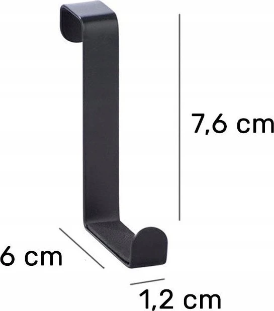 WENKO durų kabliukų rinkinys iš keturių metalinių dalių