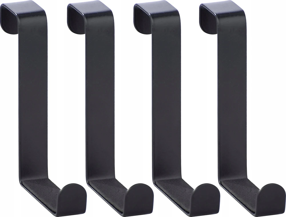WENKO durų kabliukų rinkinys iš keturių metalinių dalių