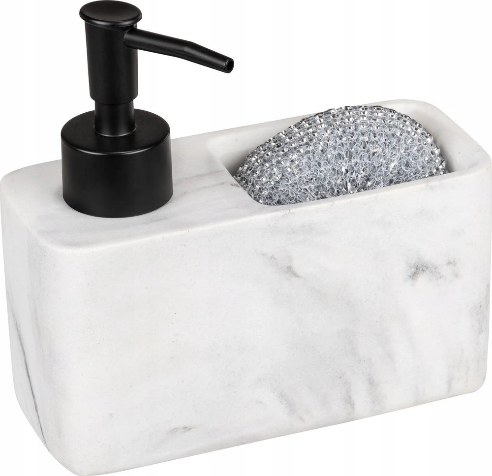 RESA MARBLE indų skysčių dozatorius su kempinės skyreliu, WENKO