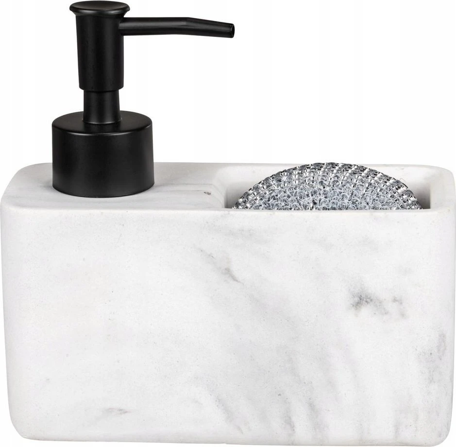 RESA MARBLE indų skysčių dozatorius su kempinės skyreliu, WENKO