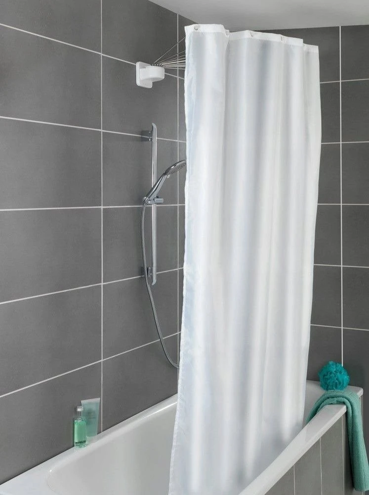 12 svirties dušo užuolaidų strypas, nerūdijantis plienas, WENKO