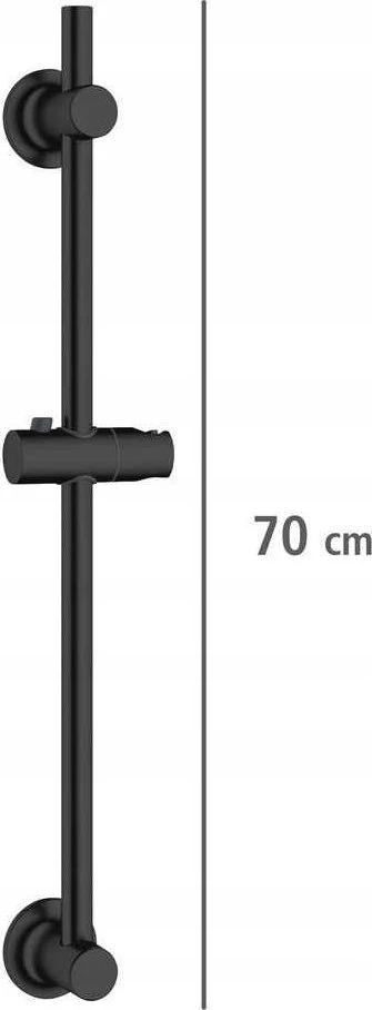 Dušo strypas su tvirtinimu be gręžimo, 70 cm, WENKO