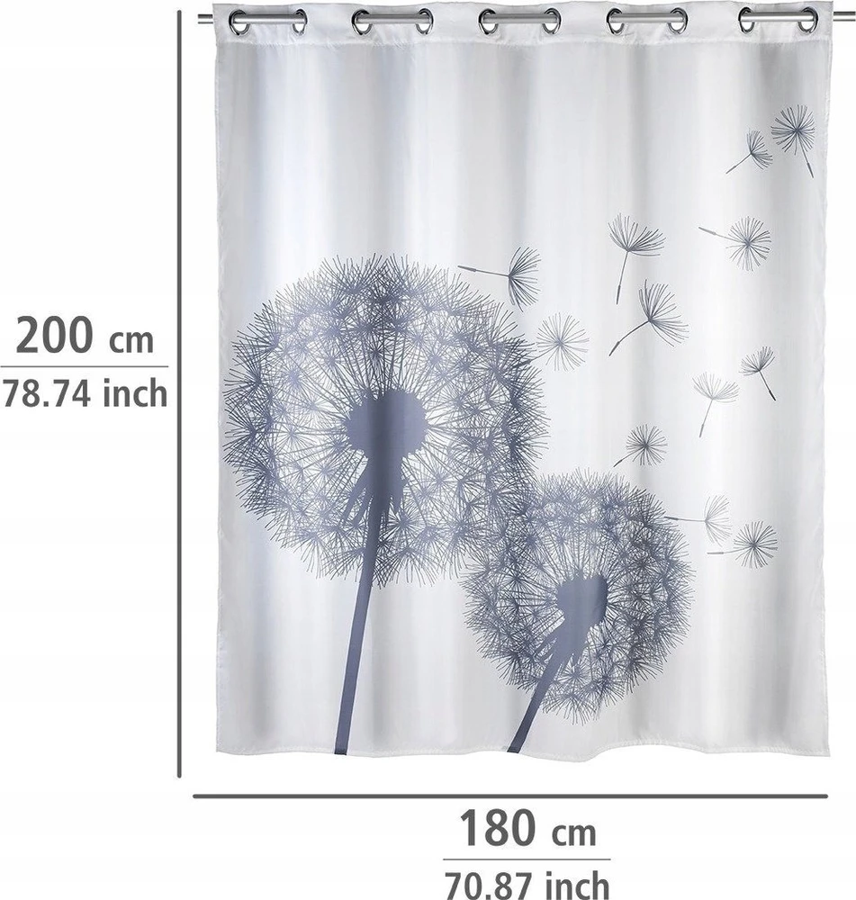 Astera Flexi dušo užuolaida, 180x200 cm, WENKO