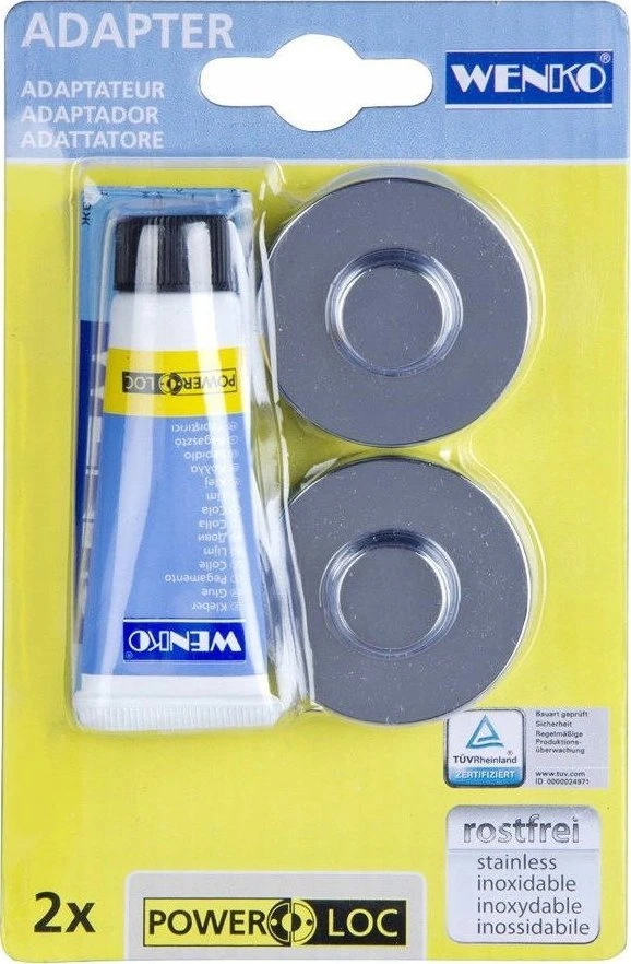 Power-Loc jungiamosios detalės, adapteris - pagrindas Premium ir Classic serijoms, WENKO