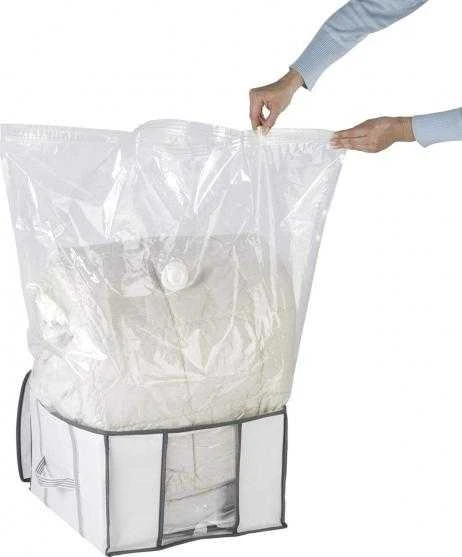 Užvalkalas patalynei, drabužiams SOFT + vakuuminis maišelis, dydis S, WENKO