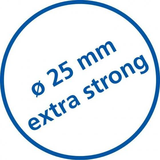 Dušo užuolaidų pakabinimo juosta, skersmuo 2 cm 57 cm, Baltas, WENKO