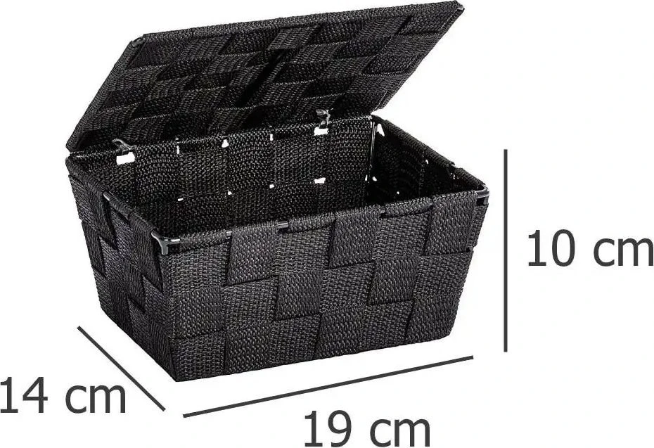 Storage basket ADRIA Juodas, WENKO