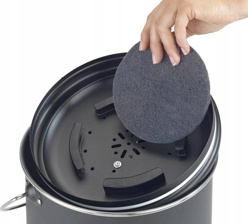 Komposto krepšelis, 3 keičiami kvapus neutralizuojantys filtrai, 6 l, Nero, WENKO