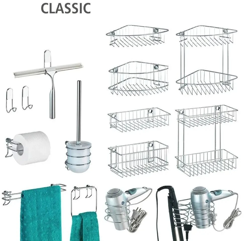 CLASSIC holder for plaukų džiovintuvas and straightener, 2in1, WENKO