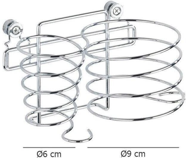 CLASSIC holder for plaukų džiovintuvas and straightener, 2in1, WENKO