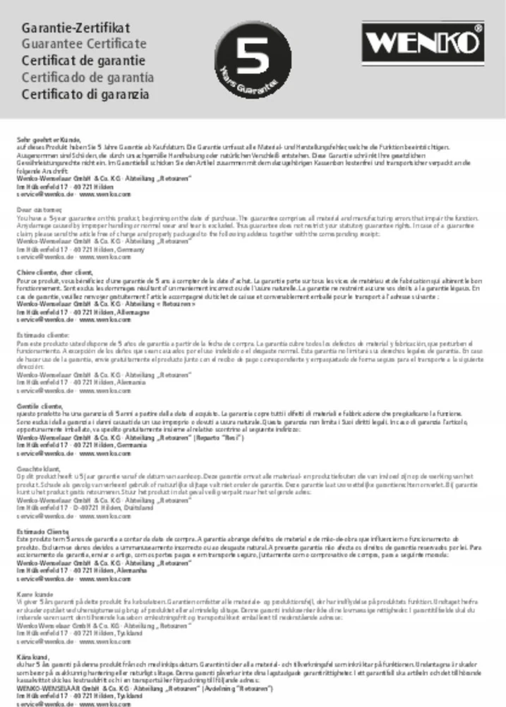 Wenko Dušo laikiklis montuojamas ant bėgelio, montavimas be gręžimo