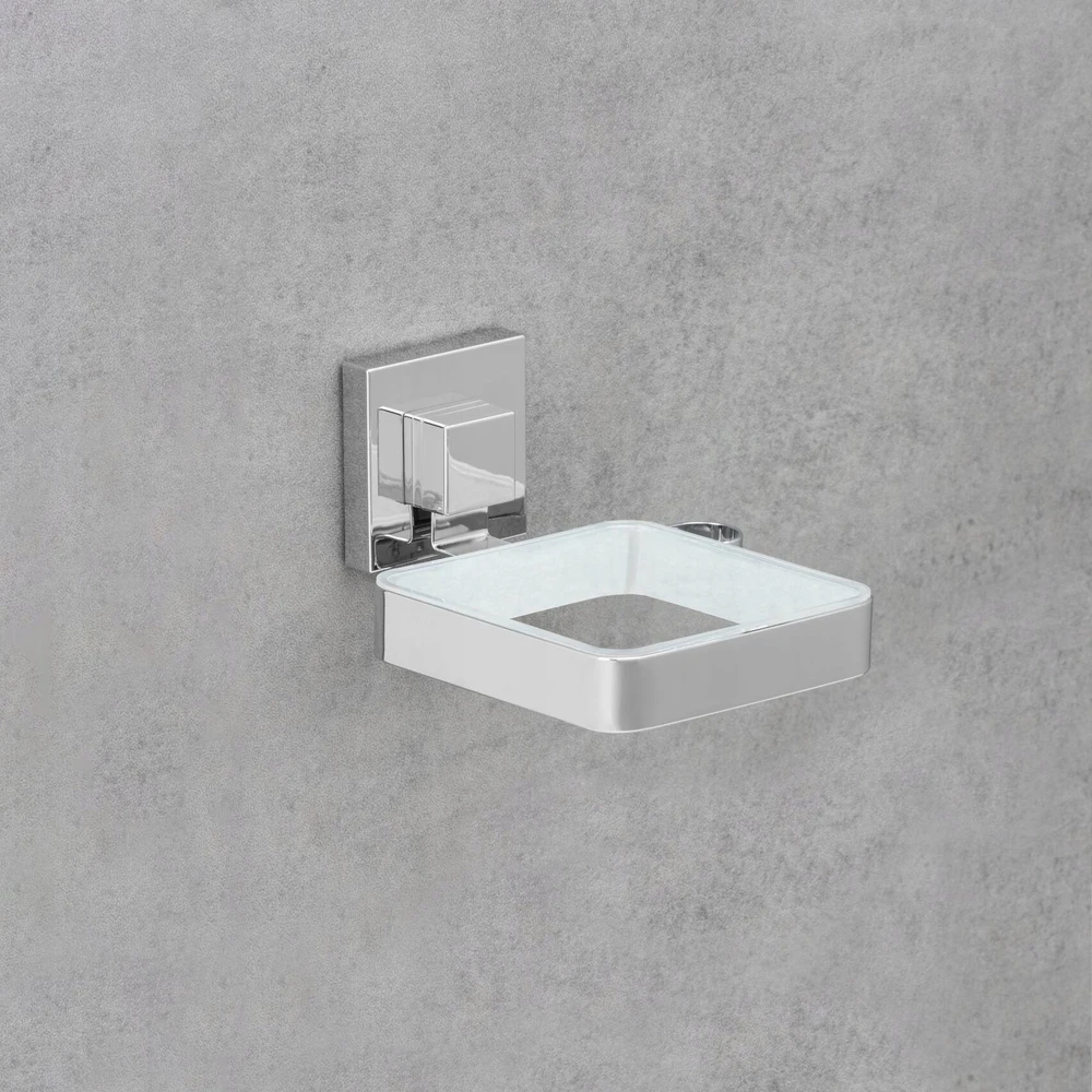 Plaukų džiovintuvas holder QUADRO, Vacuum-Loc, stainless steel, WENKO