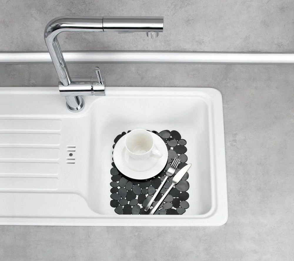 Sink mat juodas, 31 x 26 cm, WENKO